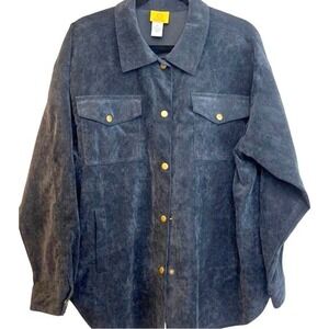 Ruby Rd. XL‎ Corduroy Shirt Jacket Shacket Button Front